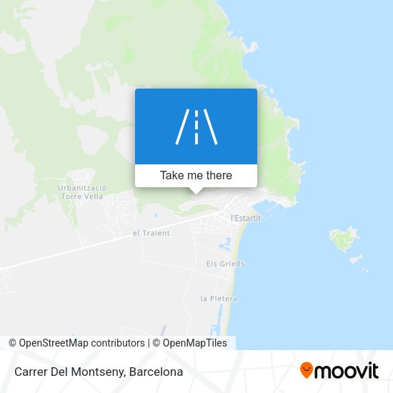 Carrer Del Montseny map
