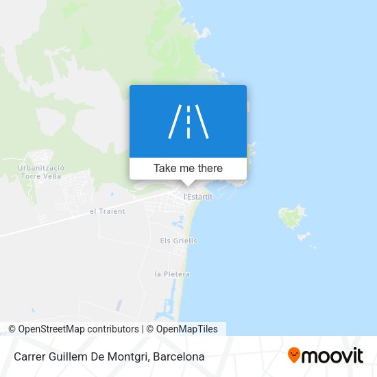 Carrer Guillem De Montgri map
