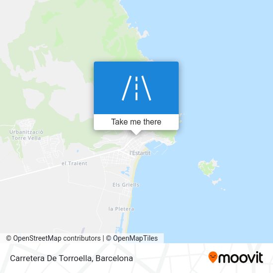 Carretera De Torroella map