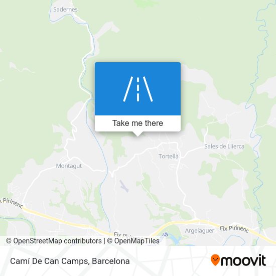 Camí De Can Camps map