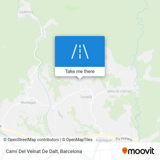 Camí Del Veïnat De Dalt map