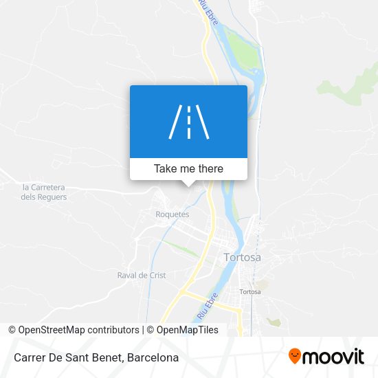 Carrer De Sant Benet map