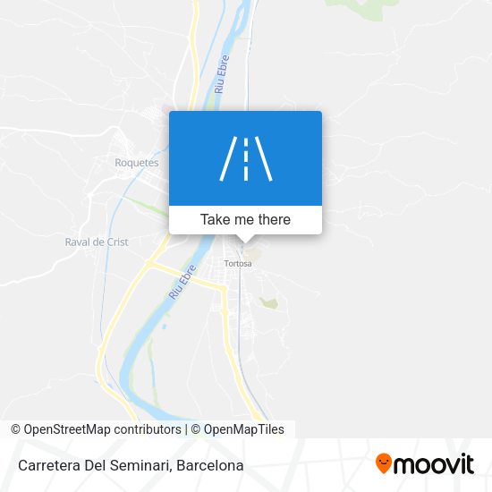 Carretera Del Seminari map