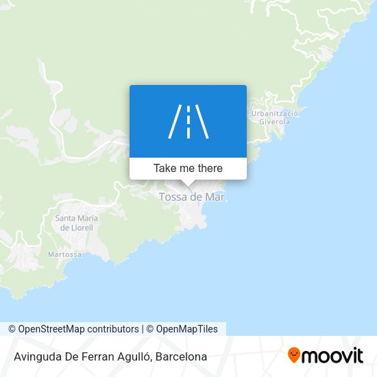 Avinguda De Ferran Agulló map