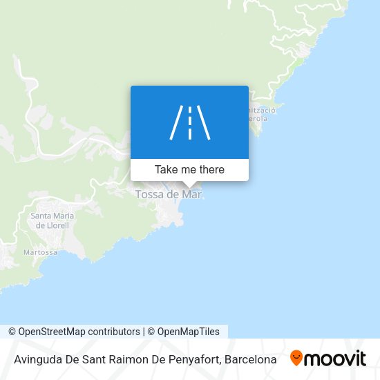Avinguda De Sant Raimon De Penyafort map