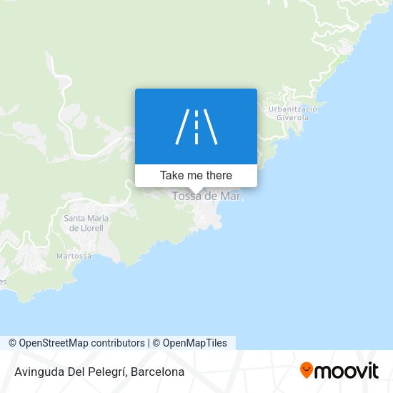 Avinguda Del Pelegrí map