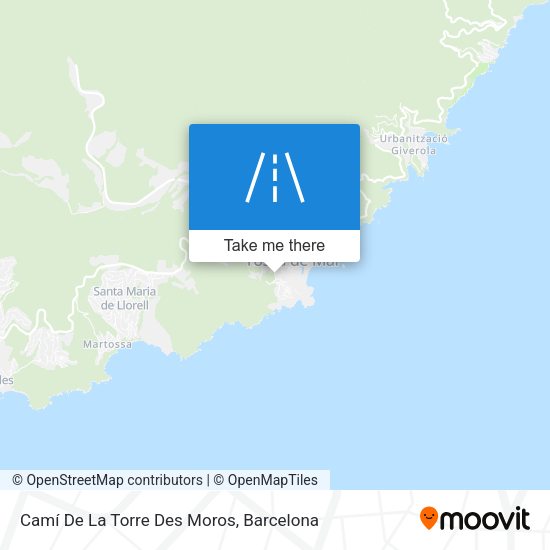 Camí De La Torre Des Moros map