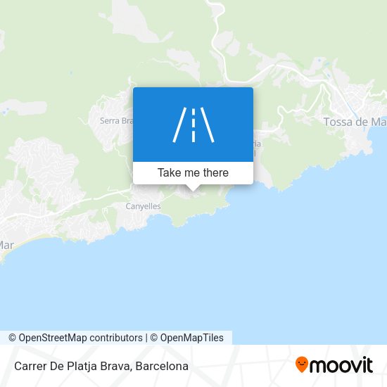 Carrer De Platja Brava map