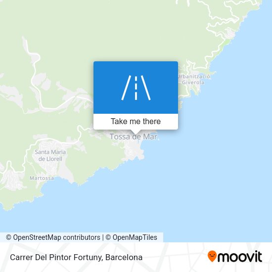 Carrer Del Pintor Fortuny map