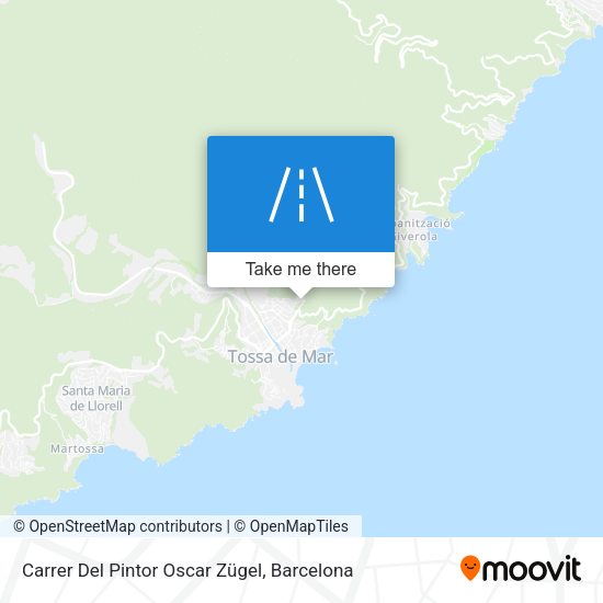 Carrer Del Pintor Oscar Zügel map