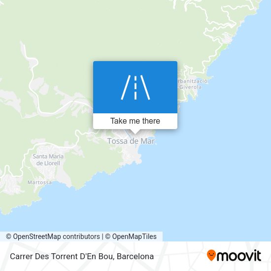Carrer Des Torrent D'En Bou map