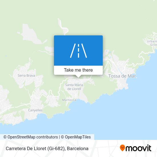 Carretera De Lloret (Gi-682) map