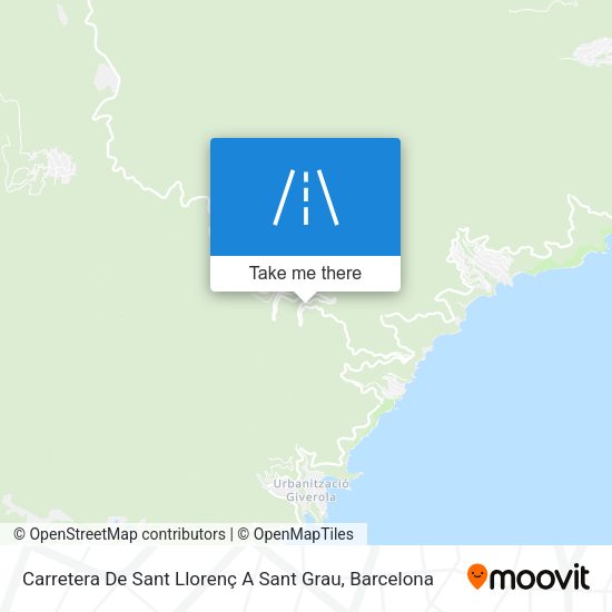 Carretera De Sant Llorenç A Sant Grau map