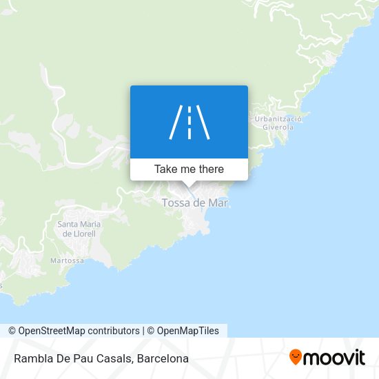 Rambla De Pau Casals map