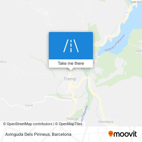 Avinguda Dels Pirineus map