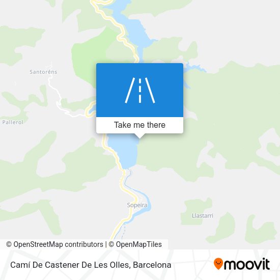Camí De Castener De Les Olles map