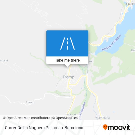 Carrer De La Noguera Pallaresa map