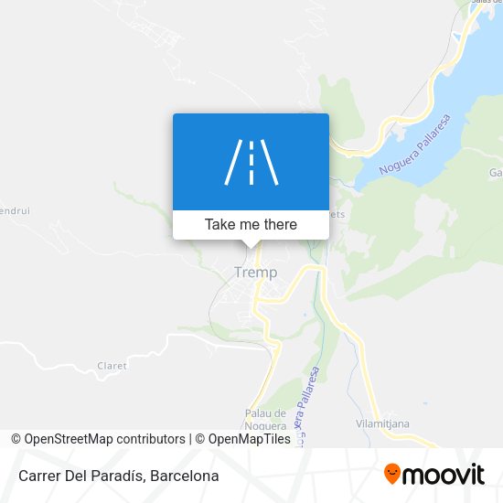 Carrer Del Paradís map