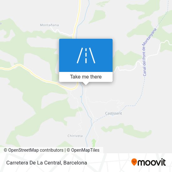 Carretera De La Central map