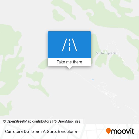 Carretera De Talarn A Gurp map