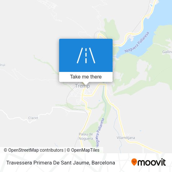 Travessera Primera De Sant Jaume map