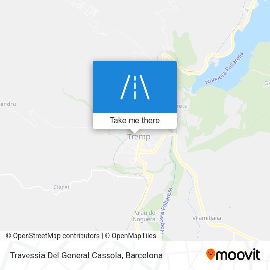 Travessia Del General Cassola map