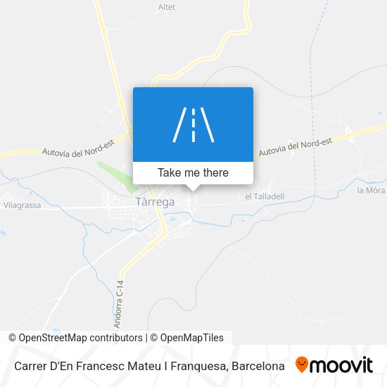 Carrer D'En Francesc Mateu I Franquesa map