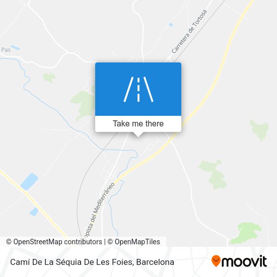 Camí De La Séquia De Les Foies map