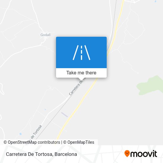 Carretera De Tortosa map