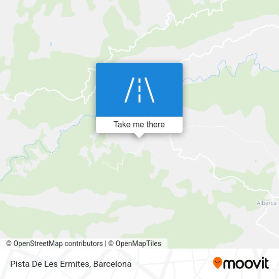 Pista De Les Ermites map