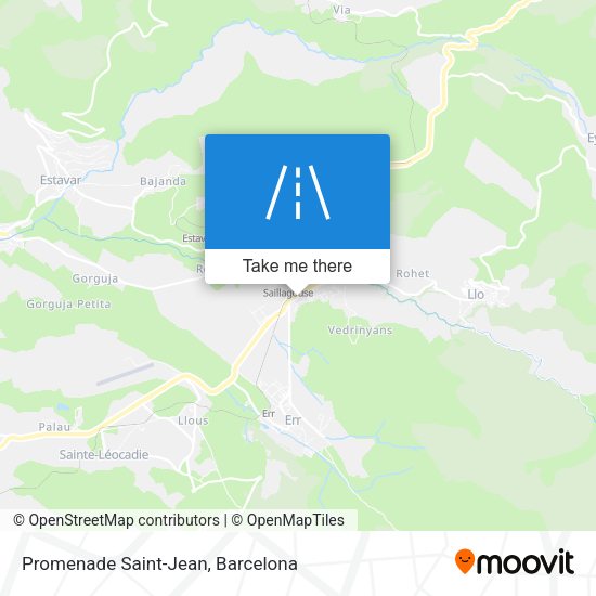 Promenade Saint-Jean map