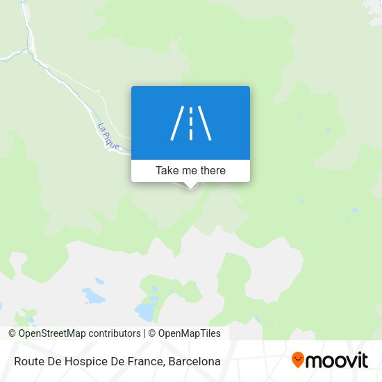 Route De Hospice De France map