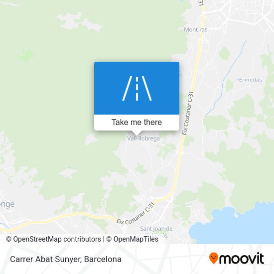Carrer Abat Sunyer map