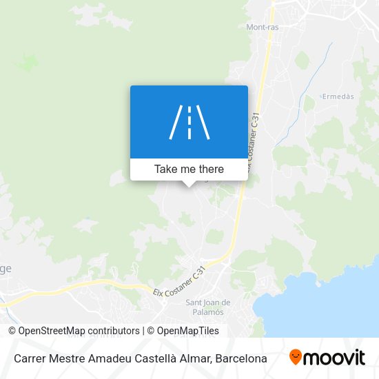 Carrer Mestre Amadeu Castellà Almar map