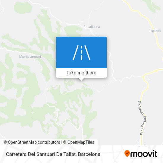 Carretera Del Santuari De Tallat map