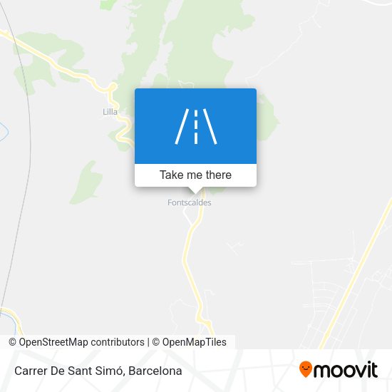 Carrer De Sant Simó map