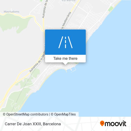 Carrer De Joan XXIII map