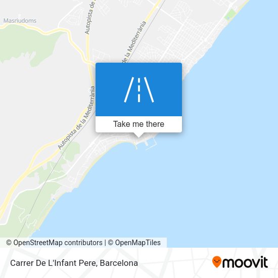 Carrer De L'Infant Pere map