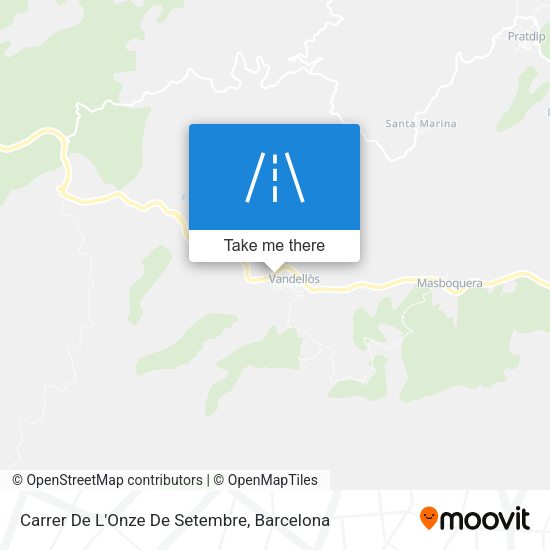 Carrer De L'Onze De Setembre map