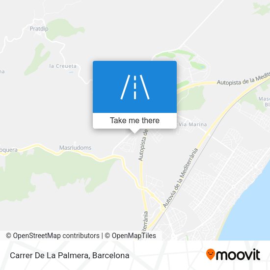 Carrer De La Palmera map
