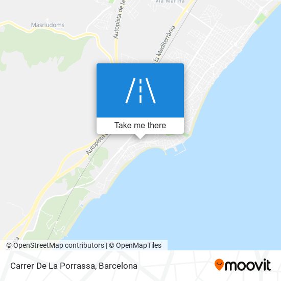 Carrer De La Porrassa map