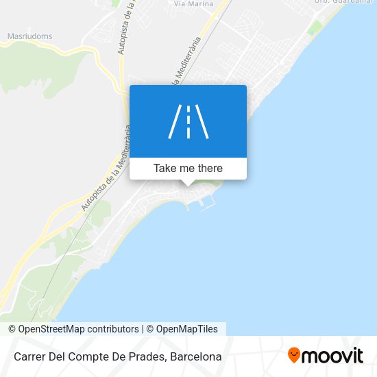 Carrer Del Compte De Prades map