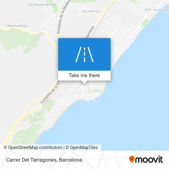 Carrer Del Tarragonès map