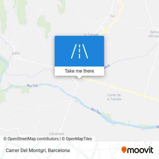 Carrer Del Montgrí map