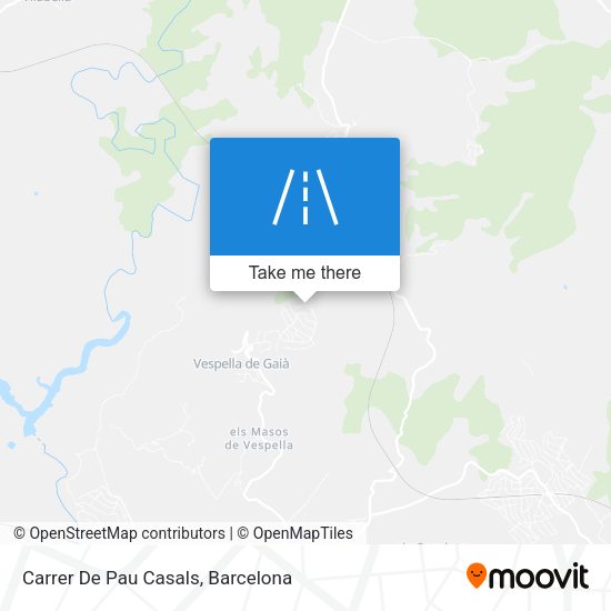 Carrer De Pau Casals map