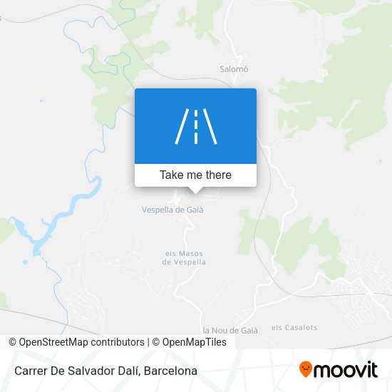 Carrer De Salvador Dalí map