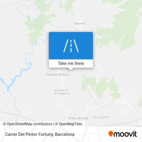 Carrer Del Pintor Fortuny map