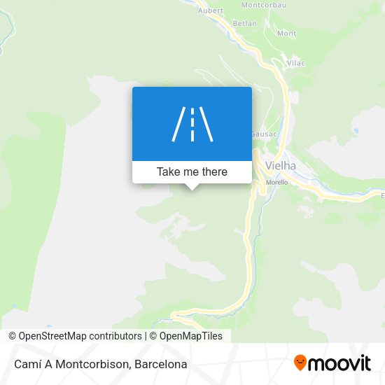 Camí A Montcorbison map