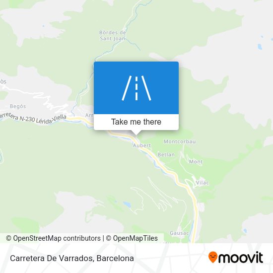 Carretera De Varrados map