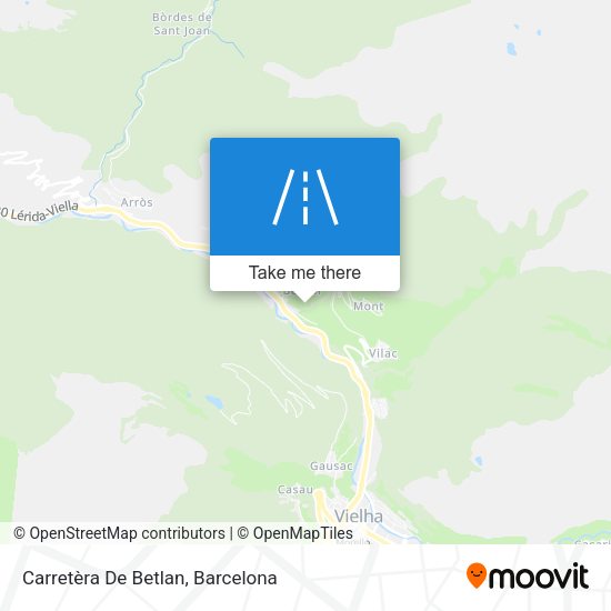 Carretèra De Betlan map